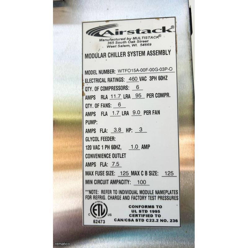 CHILLER / Planta enfriadora de agua Item11