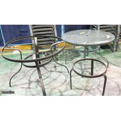 Lote de mesas y sillas d epatio Item128
