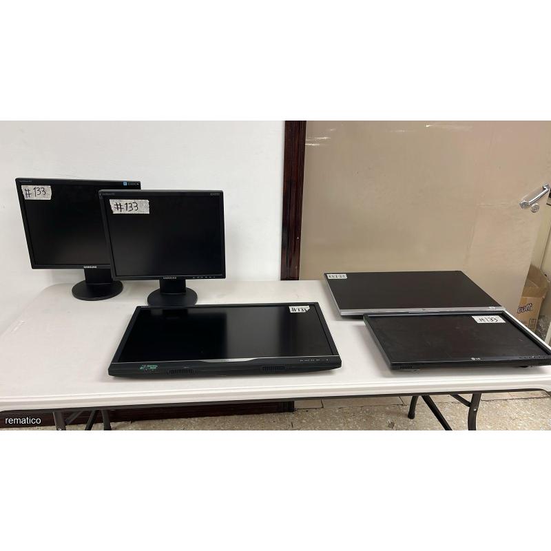 5 Monitores, marcas varias Item133