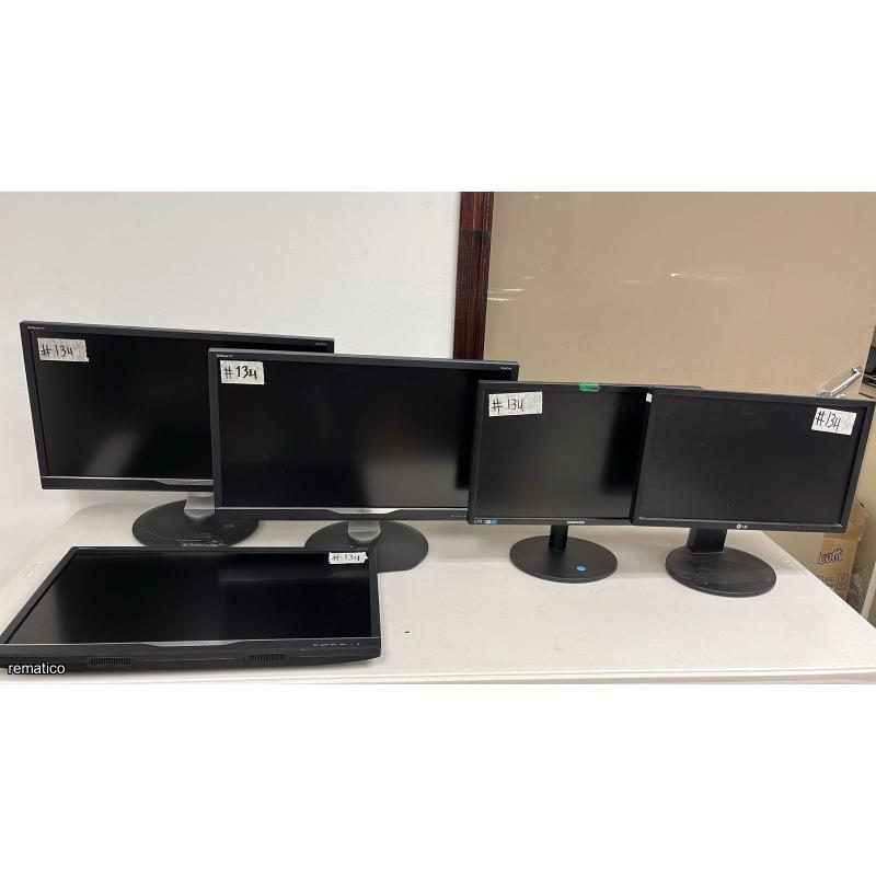 5 Monitores, marcas varias Item134