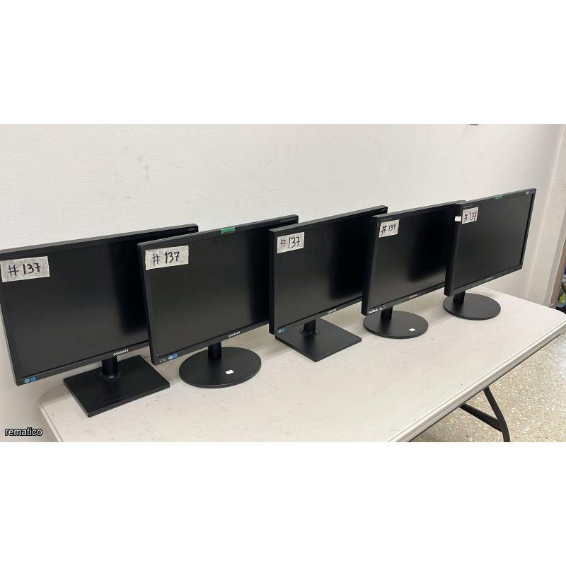 5 Monitores SAMSUNG Item137