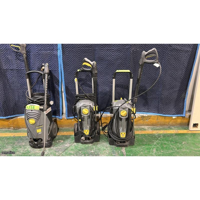 4 Hidrolavadoras Karcher y varios Item138