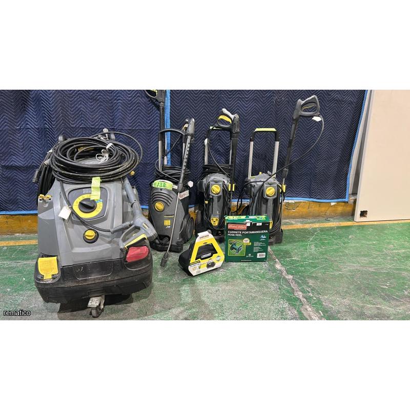 4 Hidrolavadoras Karcher y varios Item138