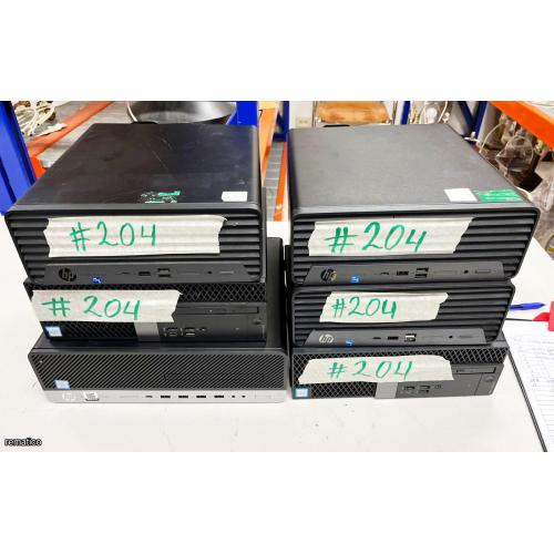 Lote de CPU (6 uds) Item204
