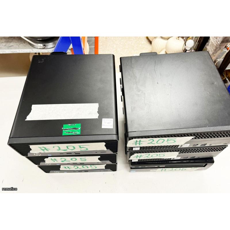 Lote de CPU (6 uds) y 2 Laptops Item205