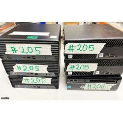 Lote de CPU (6 uds) y 2 Laptops Item205