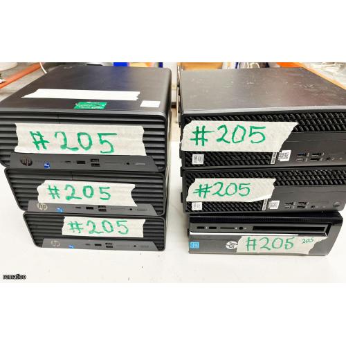 Lote de CPU (6 uds) y 2 Laptops Item205