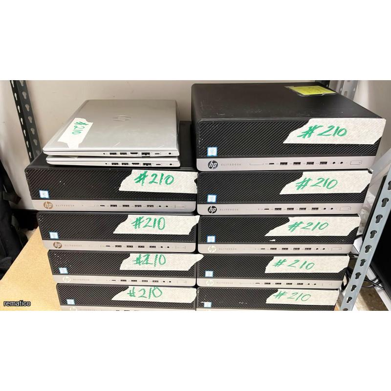 Lote de CPU (9 uds)  y 2 Laptops Item210