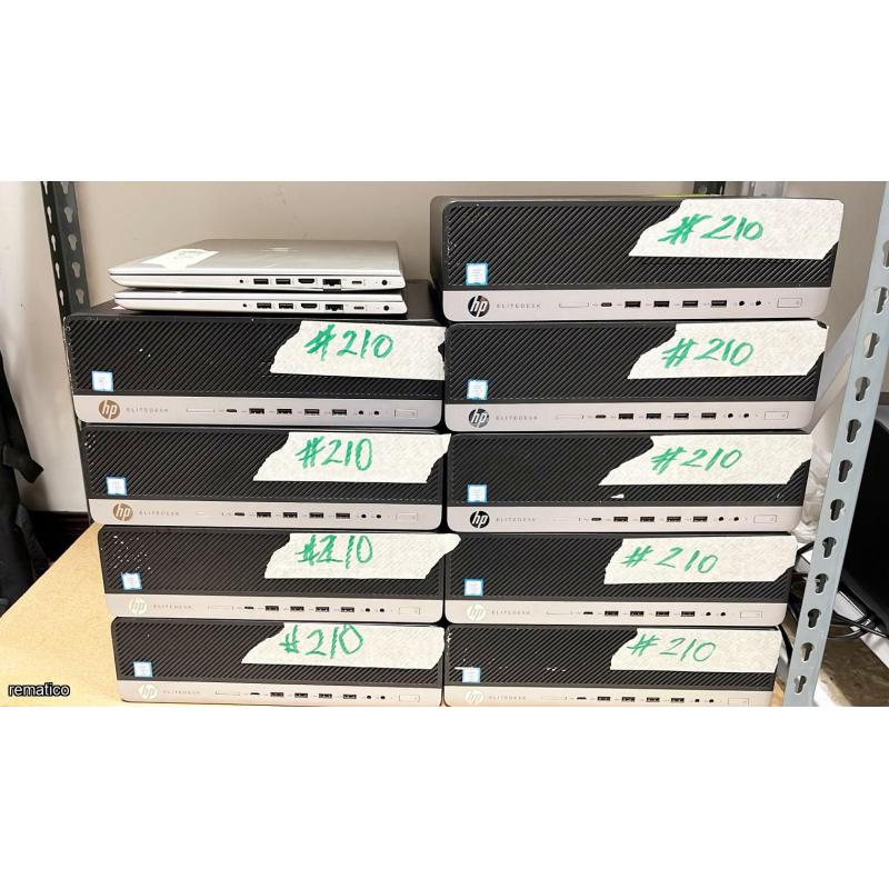 Lote de CPU (9 uds)  y 2 Laptops Item210