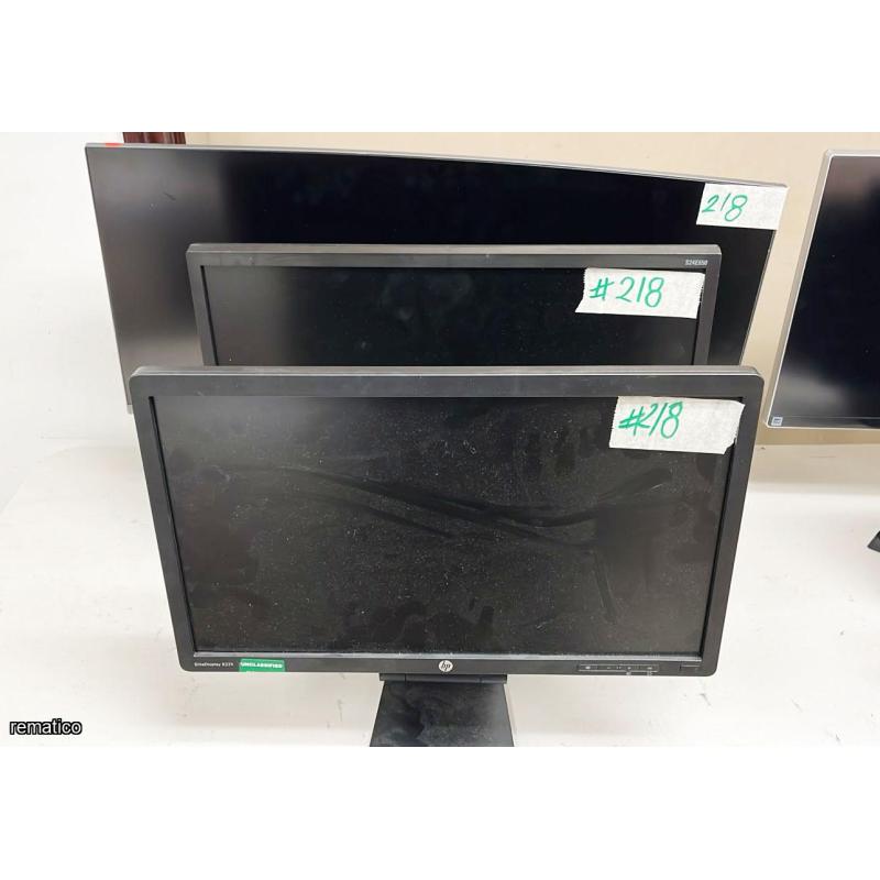 Lote de 6 Monitores Item218