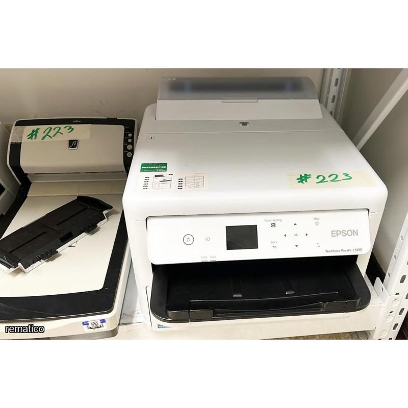 Lote de 3 Impresoras y 2 Scanners Item223