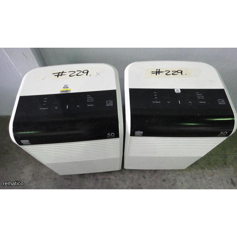 2 Deshumedecedores KENMORE Item229