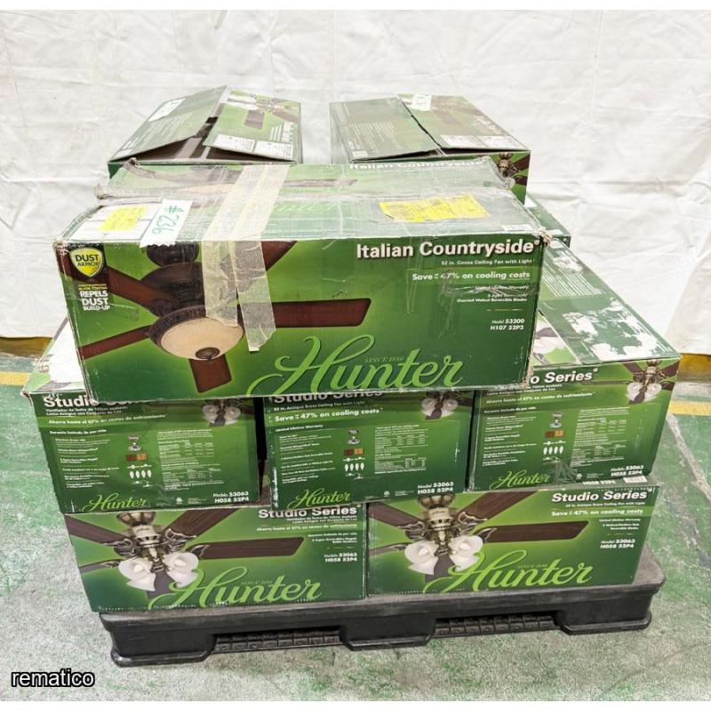 13 Ventiladores HUNTER Item236