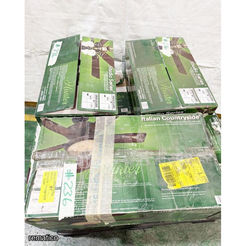 13 Ventiladores HUNTER Item236