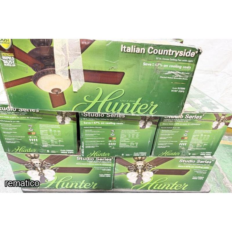 13 Ventiladores HUNTER Item236