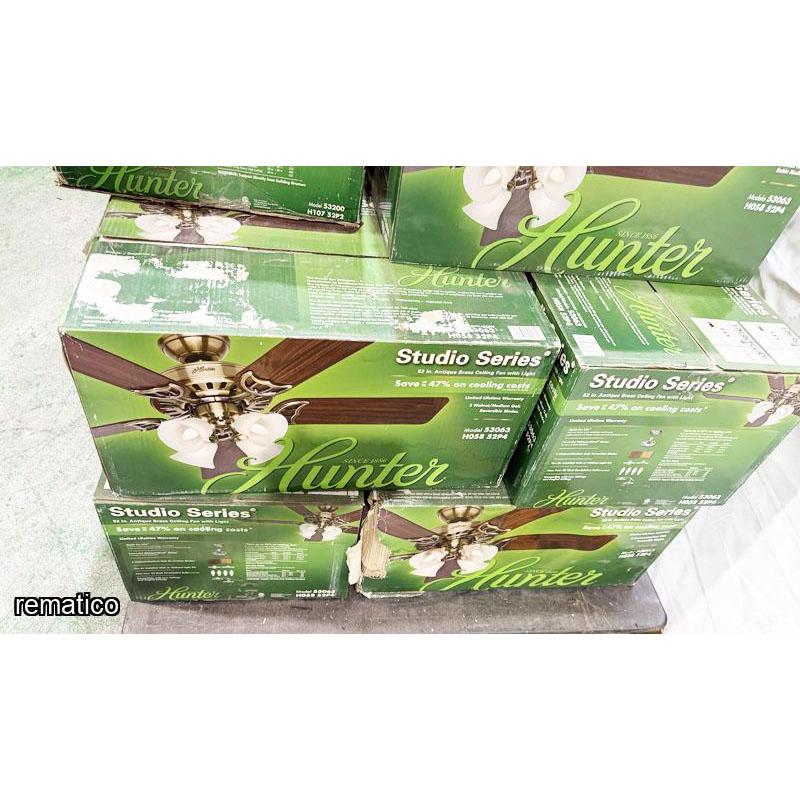 13 Ventiladores HUNTER Item236
