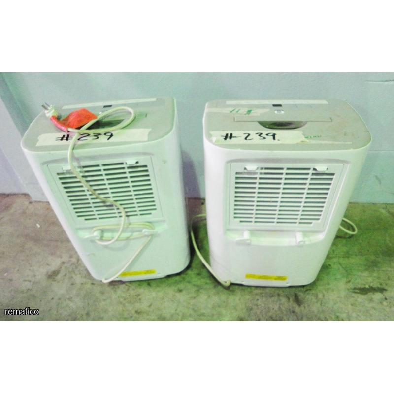 2 Deshumedecedores FRIGIDAIRE Item239