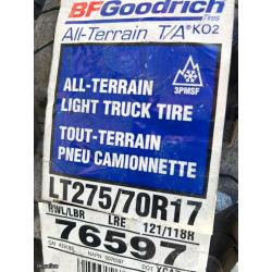 4 Llantas BF GOODRICH R17, Item4