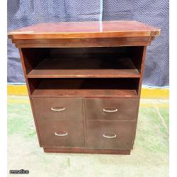 Gabinete de madera, 4 gavetas Item78