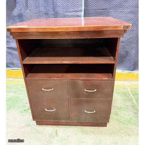 Gabinete de madera, 4 gavetas Item78
