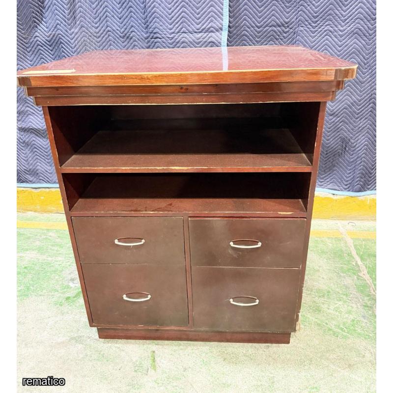 Gabinete de madera, 4 gavetas Item78