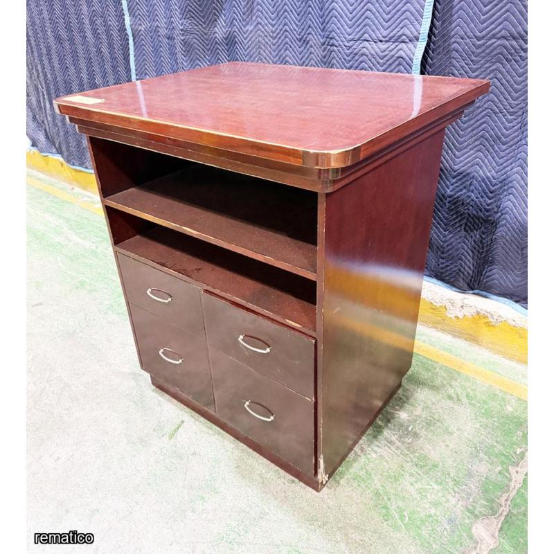 Gabinete de madera, 4 gavetas Item78