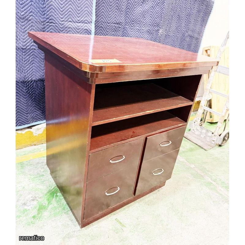 Gabinete de madera, 4 gavetas Item78