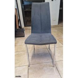 8 Sillas de comedor metal / tela ItemCS1