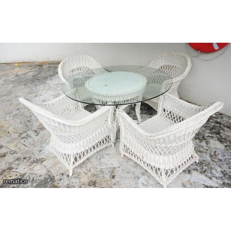Mesa de Jardín con 4 sillas ItemEB1