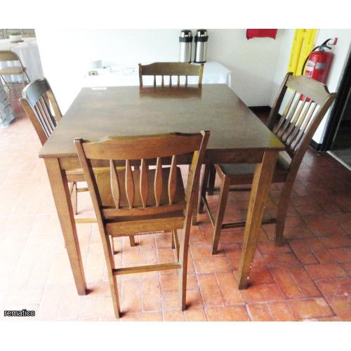 Juego de Comedor con 4 Sillas ItemEB37