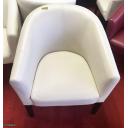 Silla de cuero blanco ItemEB383