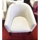 Silla de cuero blanco ItemEB384