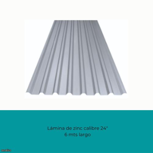 6 Uds de Laminas de Zinc ItemEN9