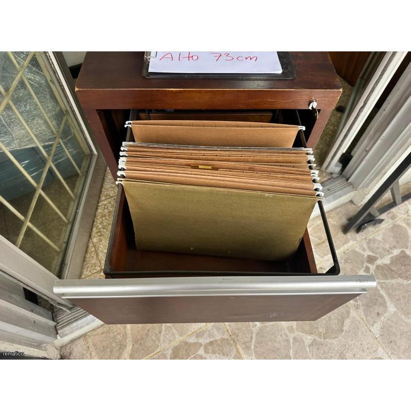 Archivo madera dos GAVETAS