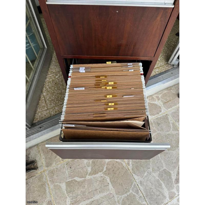 Archivo madera dos GAVETAS