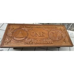 Mesa Talla Billete de un Dólar