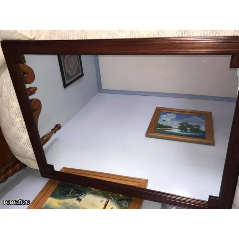 Espejo Marco Sólido de madera
