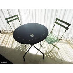 Mesa redonda con 2 sillas ItemNM3