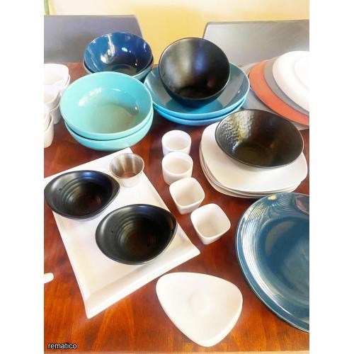 Lote de platos de colores ItemRB33