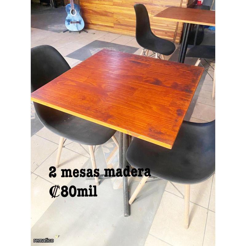 2 Mesas de madera ItemRB7
