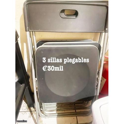 3 Sillas Plegables ItemRB8